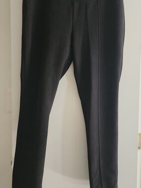Andrew Marc Black Dress Pants, Sleek Straight Leg